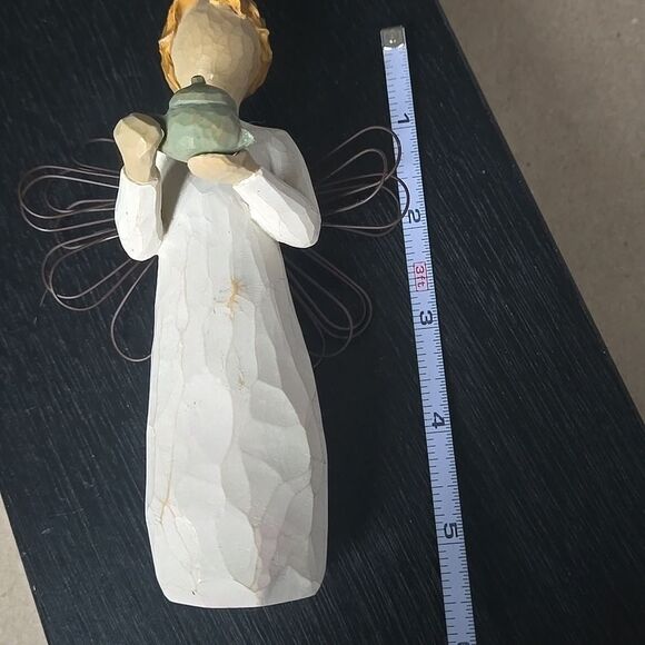 Willow Tree Angel of the Kitchen Girl with Teapot Figurine 2004 Susan Lordi - Picture 11 of 15